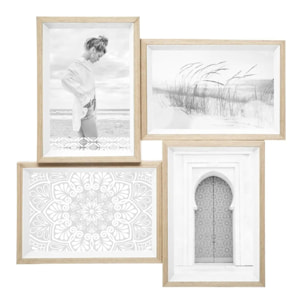 Pêle-mêle "Moly" bois 4 photos