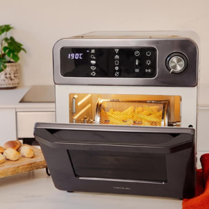 Horno Freidora Bake&Fry 1500 Touch. 15 Litros, 1700 W, Resultados más sanos, Pan