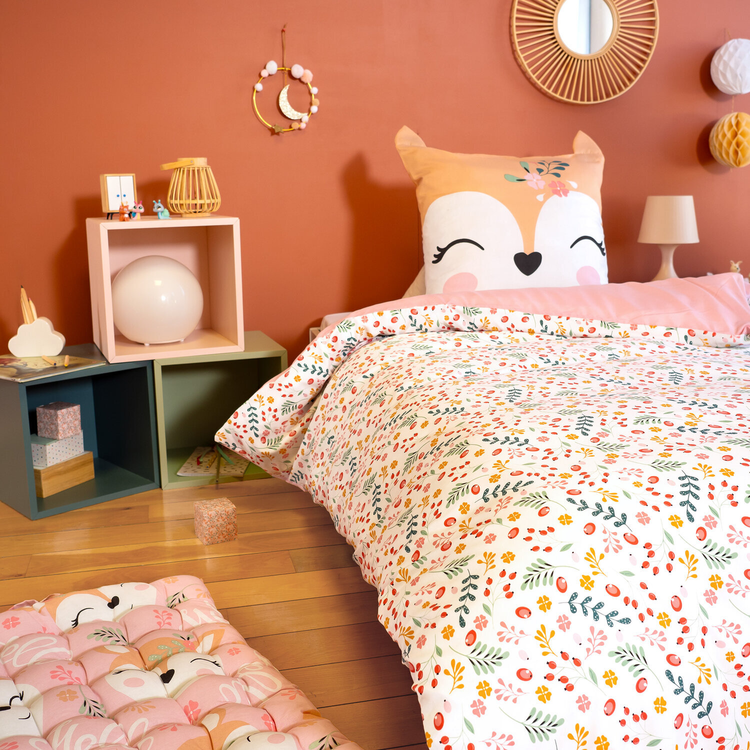 Parure de lit enfant 100% microfibre - LEILA