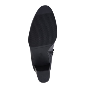 Tronchetti in siml pelle con tacco comodo