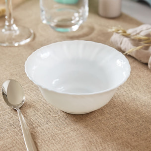 Coupelle blanche 12 cm Feston - Luminarc