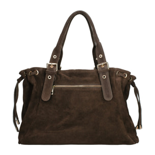 Borsa a mano da donna Made in Italy - Modello Celeste Plus - 100% pelle - 20.0 x 28.5 x 41.0 cm