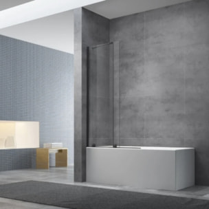 Walk-In Xmotion Pare baignoire 150x117,5 cm, noir (SATWIXMVZ150C)