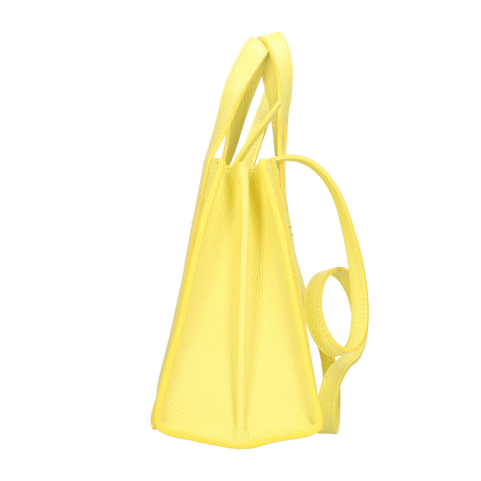 Borsa a mano da donna In Vera pelle Made in Italy 23x20x13 cm