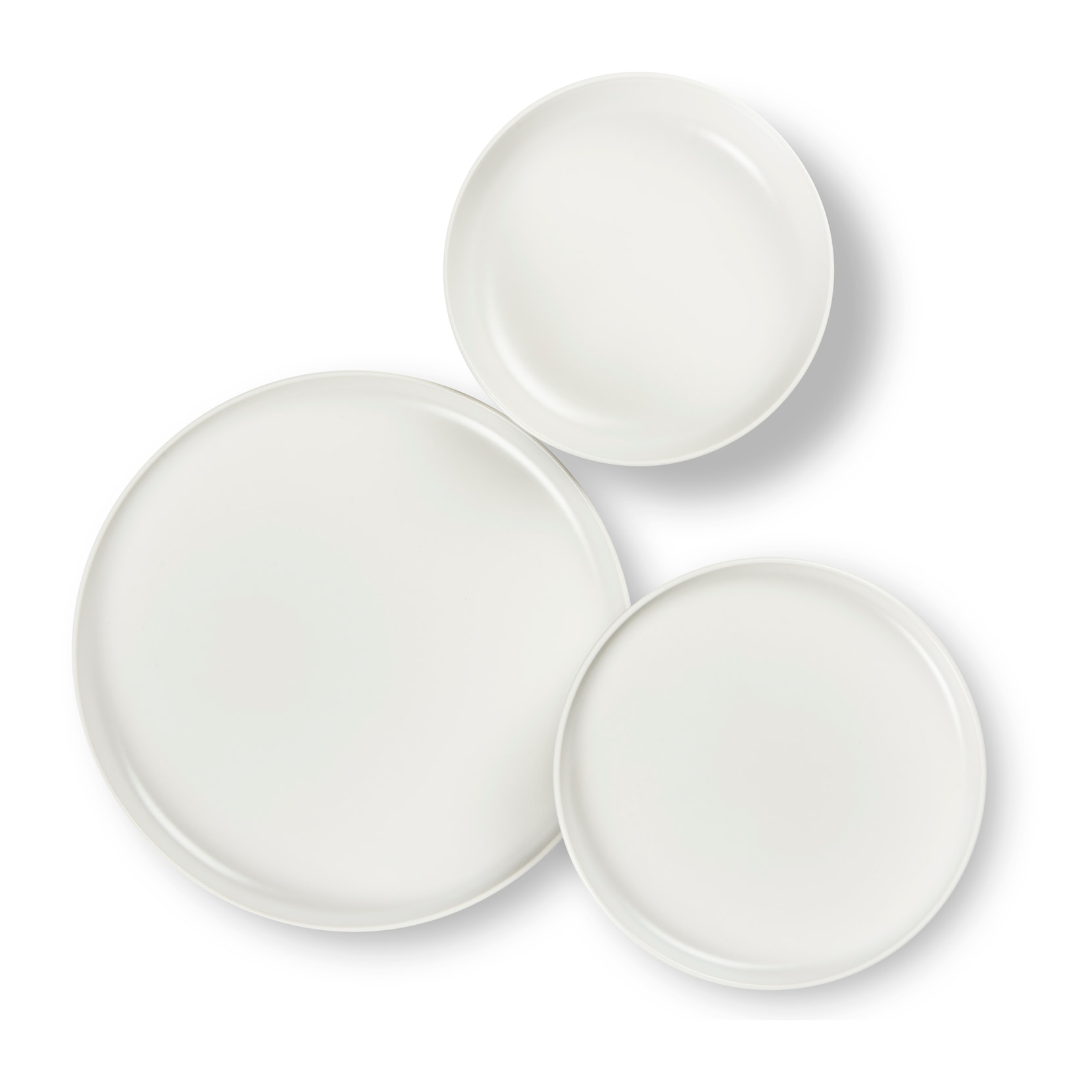 Servizio piatti 12 pezzi Excelsa – Nordic, Ceramica Bianco