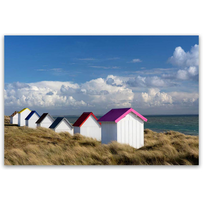 Affiche bord de mer Gouville sur mer Affiche seule