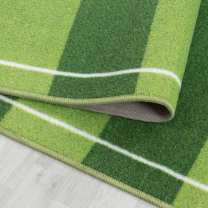PLAY - Tapis enfant terrain de foot vert - PLA2911VER