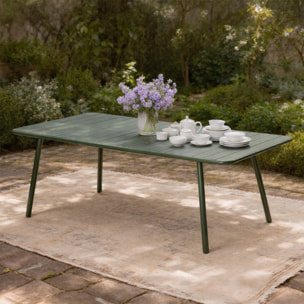 Table de jardin 8-10 places 200cm verte EVORA