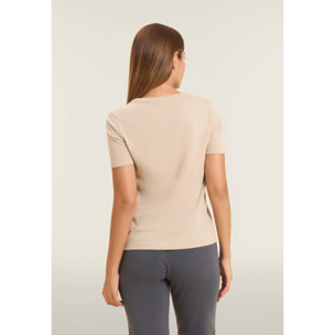 T-shirt da donna con grafica e slogan motivazionale