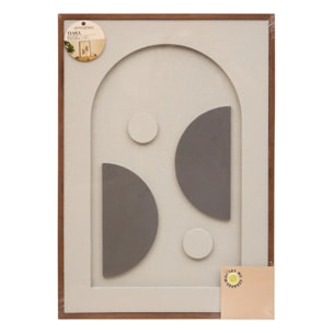 Toile LED Tiara rectangulaire 48x68cm blanc