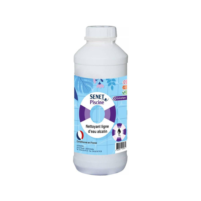 Ligne d'eau gel alcalin '' Senet Piscine '' - 1 Litre