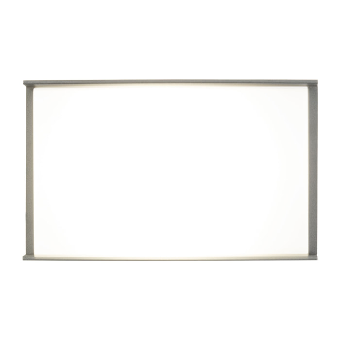 Forlight Block - Aplique de Pared Exterior LED Luz Neutra 4000K Moderno para Terraza y Jardín de Aluminio Gris Antracita
