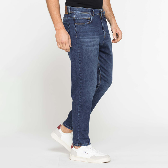 JEANS 5 TASCHE MOD. 739 FIT CARROT IN DENIM STRETCH 12 oz