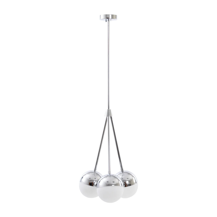 Lampara Techo Metal Led 36x36x104 Cm