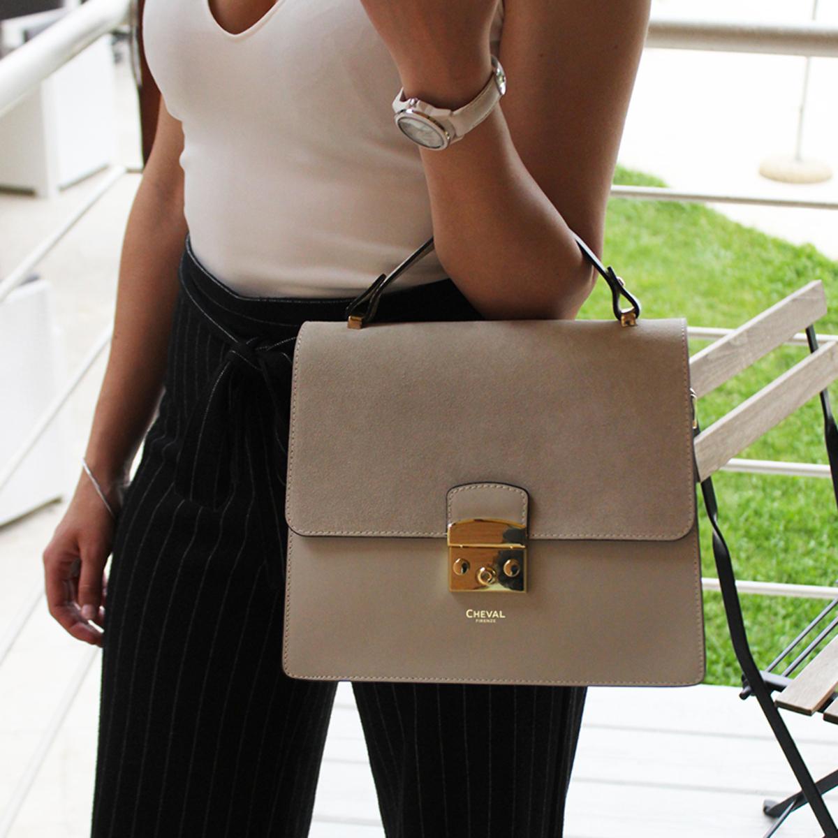 Bolso de Mano Cheval Firenze Mira Beige