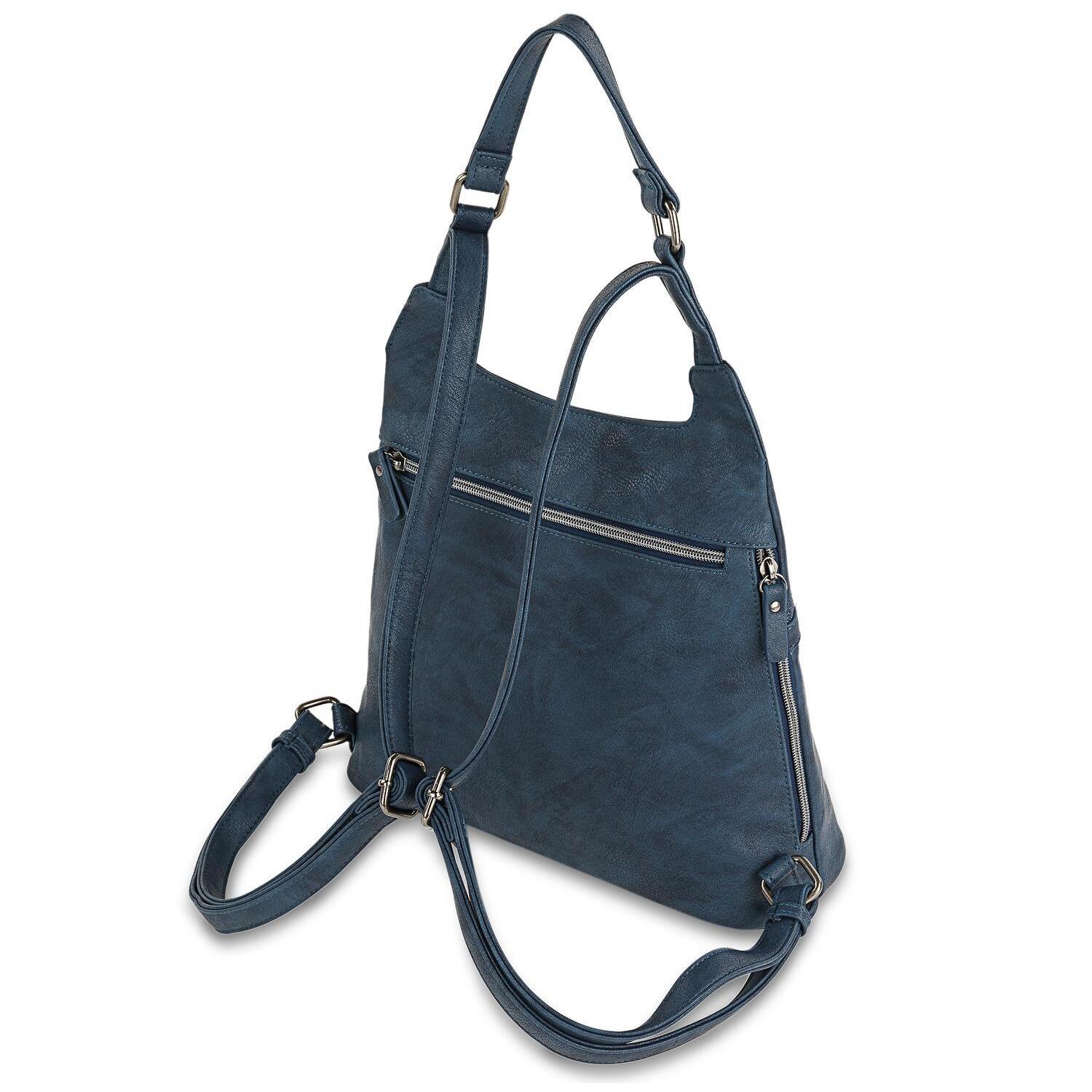 Bolso Mochila Mujer Lois Redwood Azul Marino