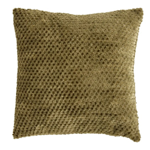 Coussin Lyno vert Kaki 40x40cm