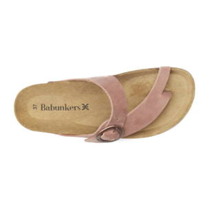 SANDALIA VALENCIA BABUNKERS ROSA