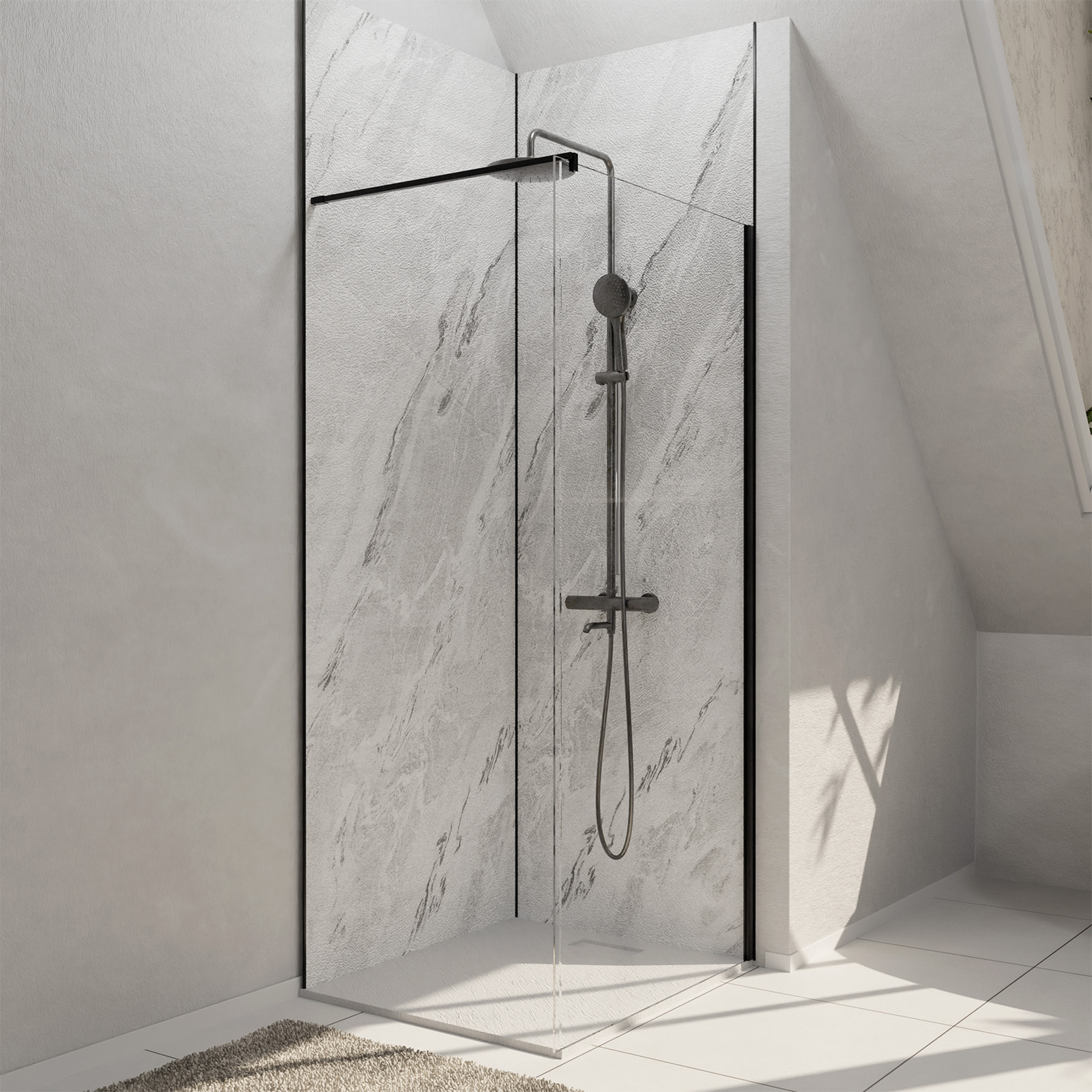 Panneau Mural Pierre Finition Artic Storm 90 x 250 cm - STONE'IT