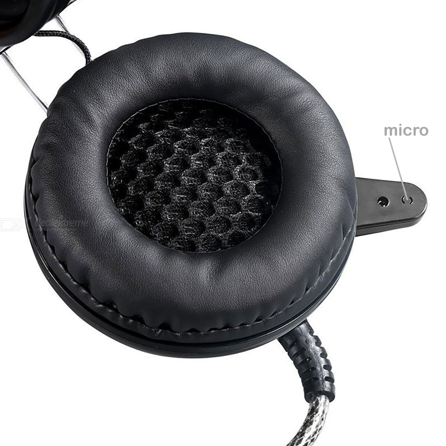 Cuffie RGB V8. Cuffie da gioco per PC con microfono integrato e luce LED.