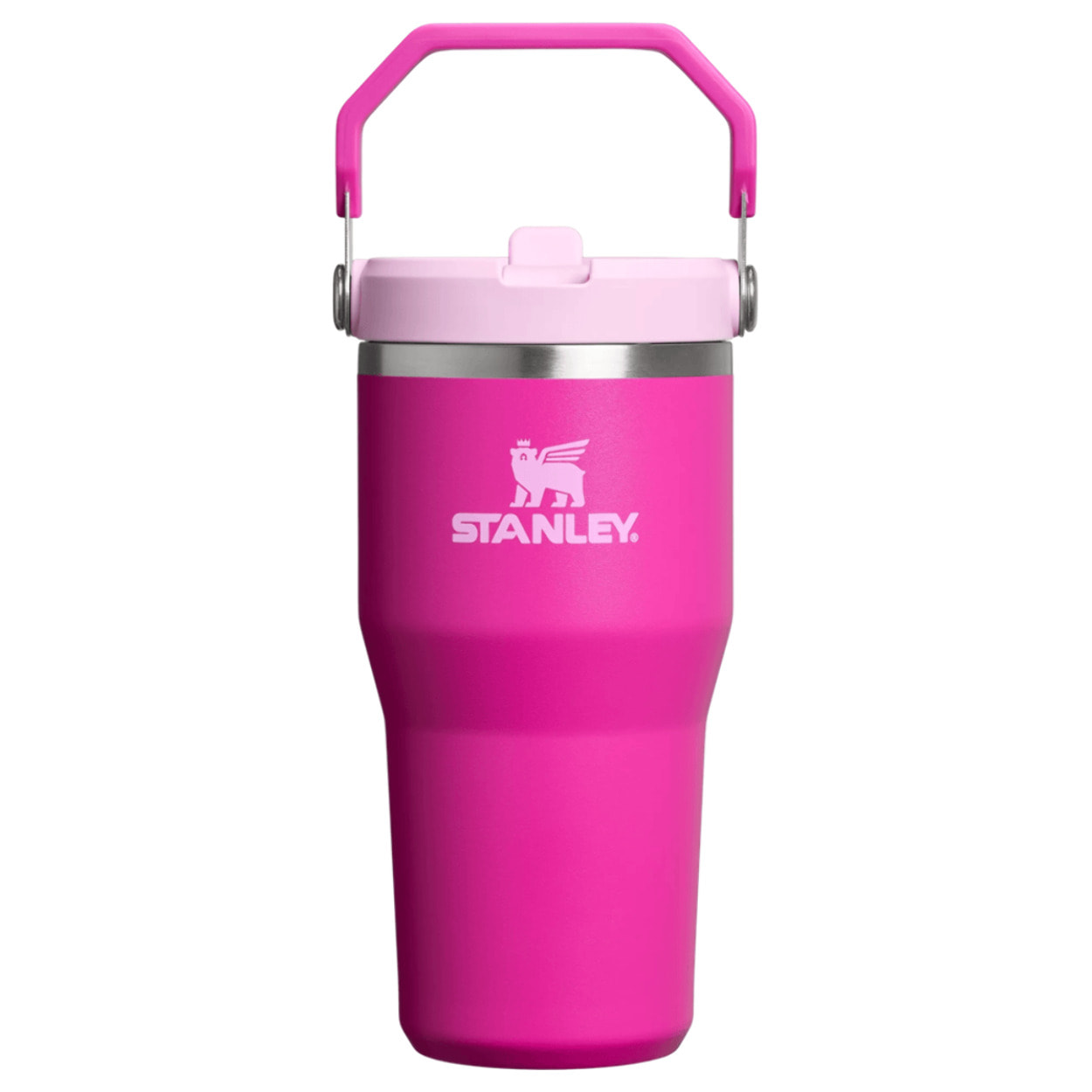 Botella de agua Isotermica Con Pajita - 0,59L - ICEFLOW™ FLIP STRAW 2.0 TUMBLER - Violet Blossom