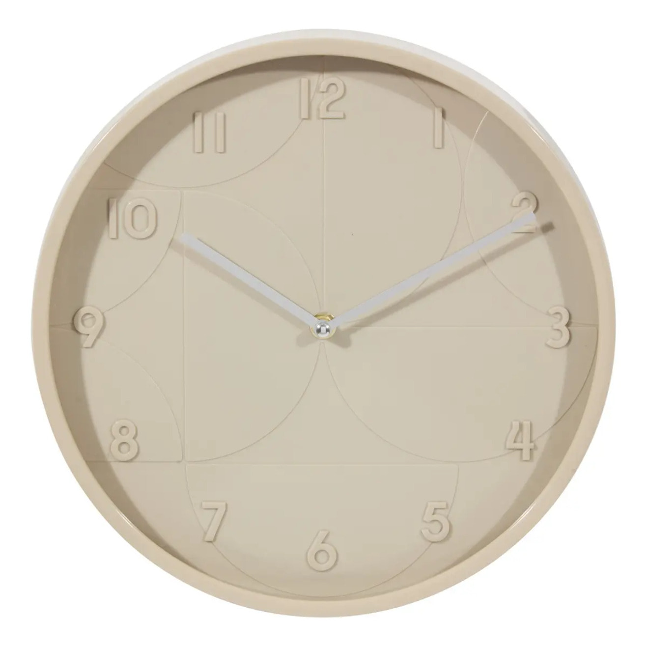 Horloge Samy D30cm sable