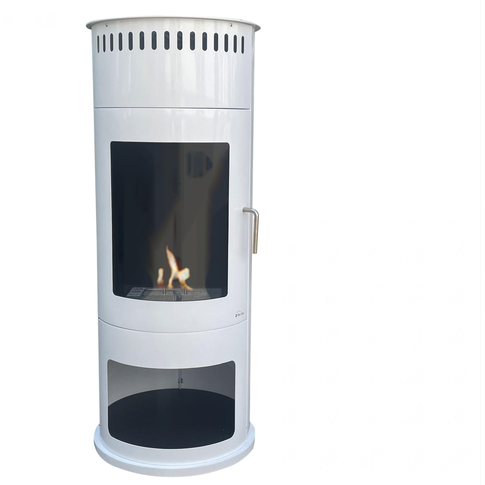 Estufa de etanol en acero con puerta de cristal templado BESTFIRE W PURLINE 3000 W