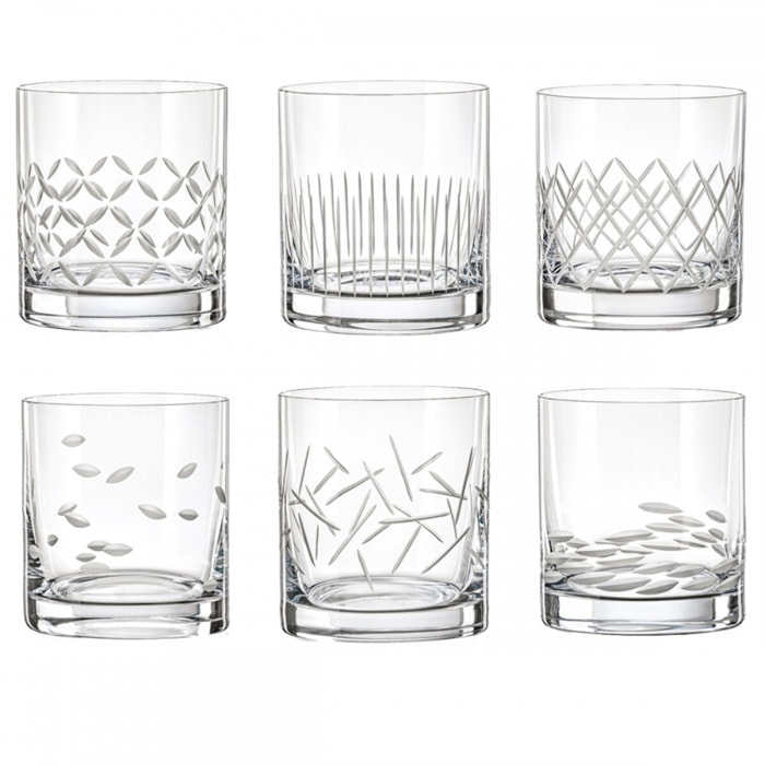 Verres a whisky 280 ml minsk - lot de 6