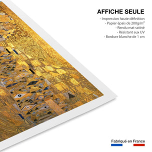 Poster Portrait d'La Dame en Or - Gustav Klimt Affiche seule