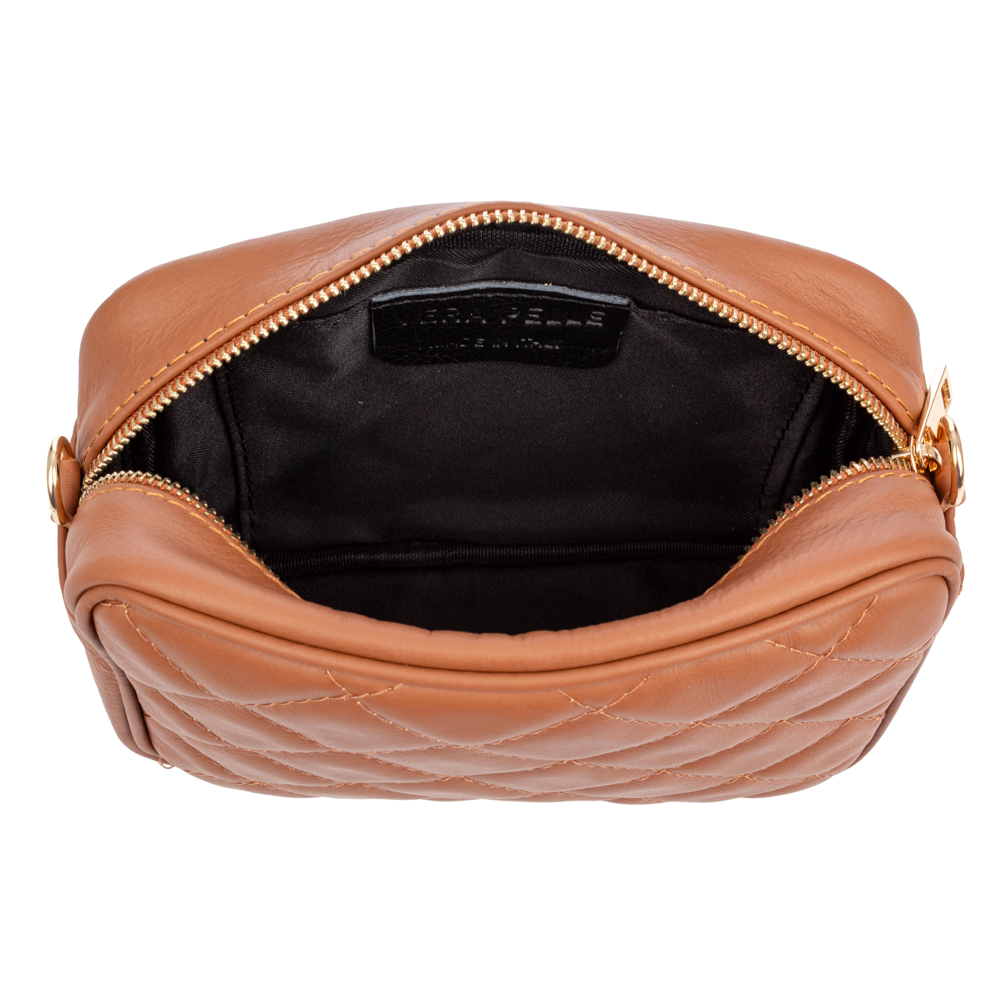 Cleopatra Bolso bandolera Mujer. Piel auténtica Piel Acolchada.