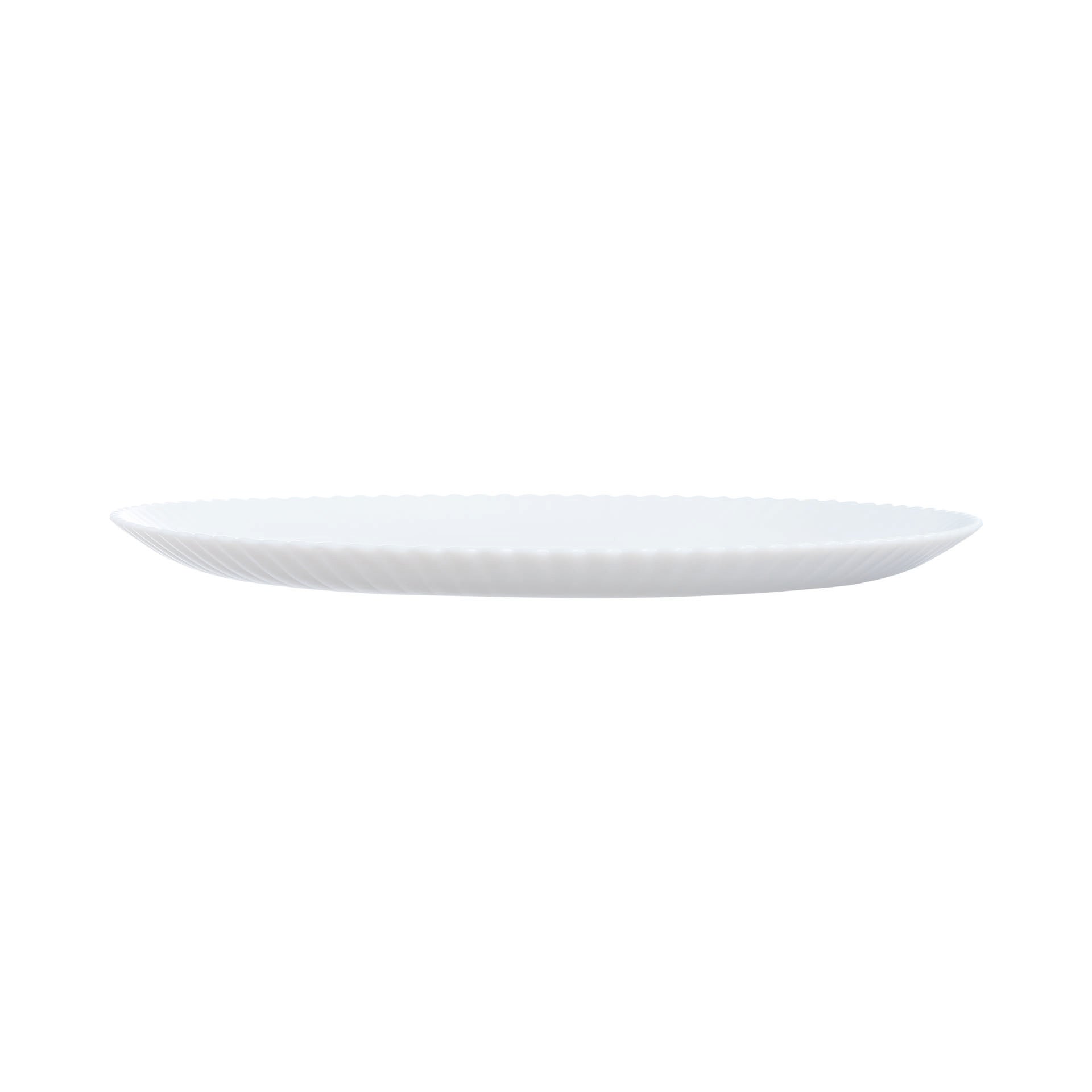 Assiette plate blanche 25 cm Bloom - Luminarc