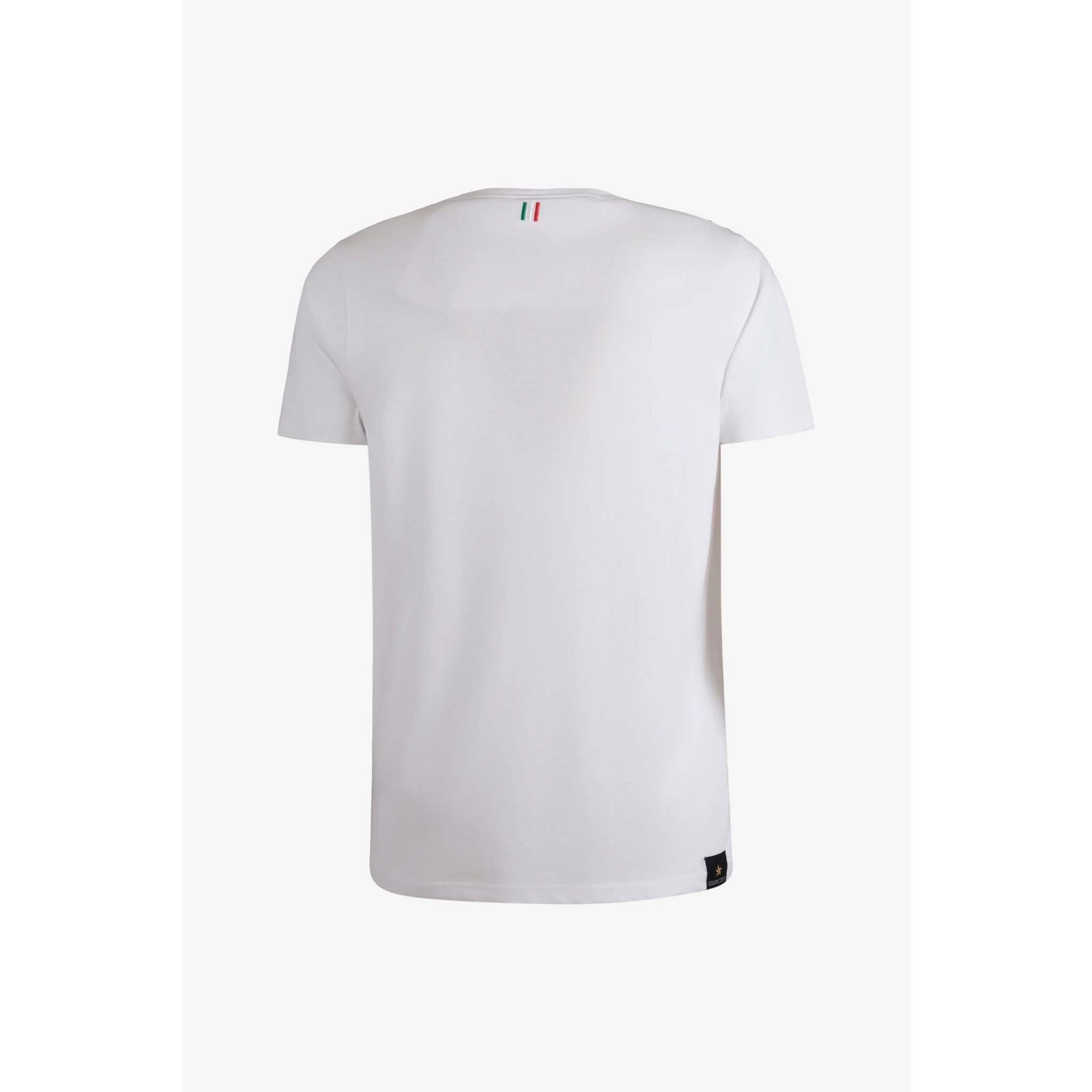 T-shirt Esercito bianca in cotone uomo