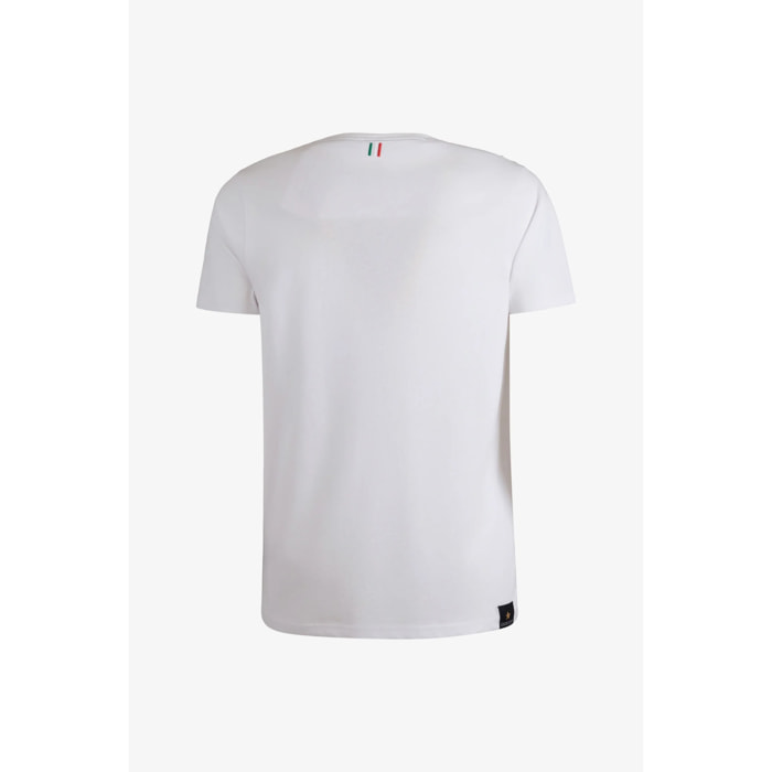 T-shirt Esercito bianca in cotone uomo
