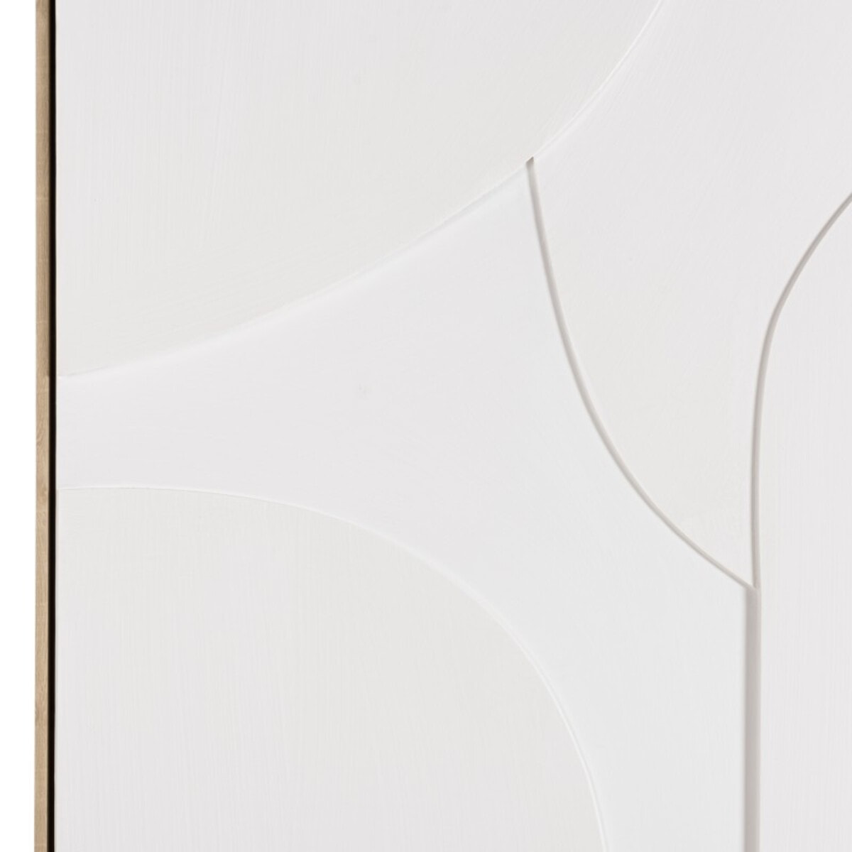HOMER - Décoration murale 83x123cm formes abstraites blanches en relief