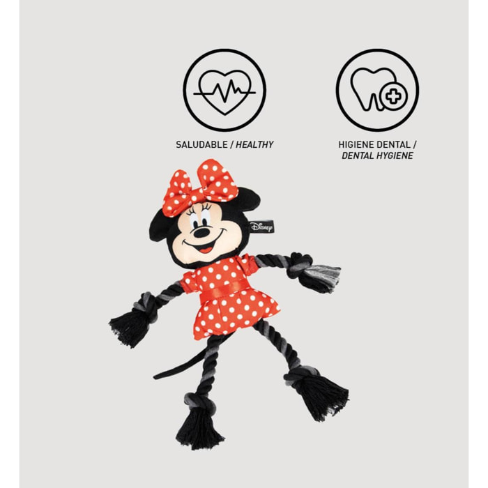 Juguete para perros cuerda diseño minnie