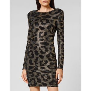 PHILIPP PLEIN Vestido corto LEOPARD