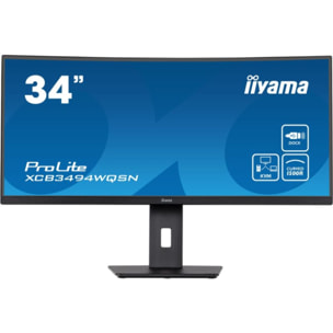 Ecran PC IIYAMA PROLITE XCB3494WQSN-B5 Incurvé 34'' VA