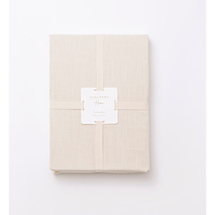Sábana bajera ocre, 100% algodón, 140gsm, ecru haze scalpers home