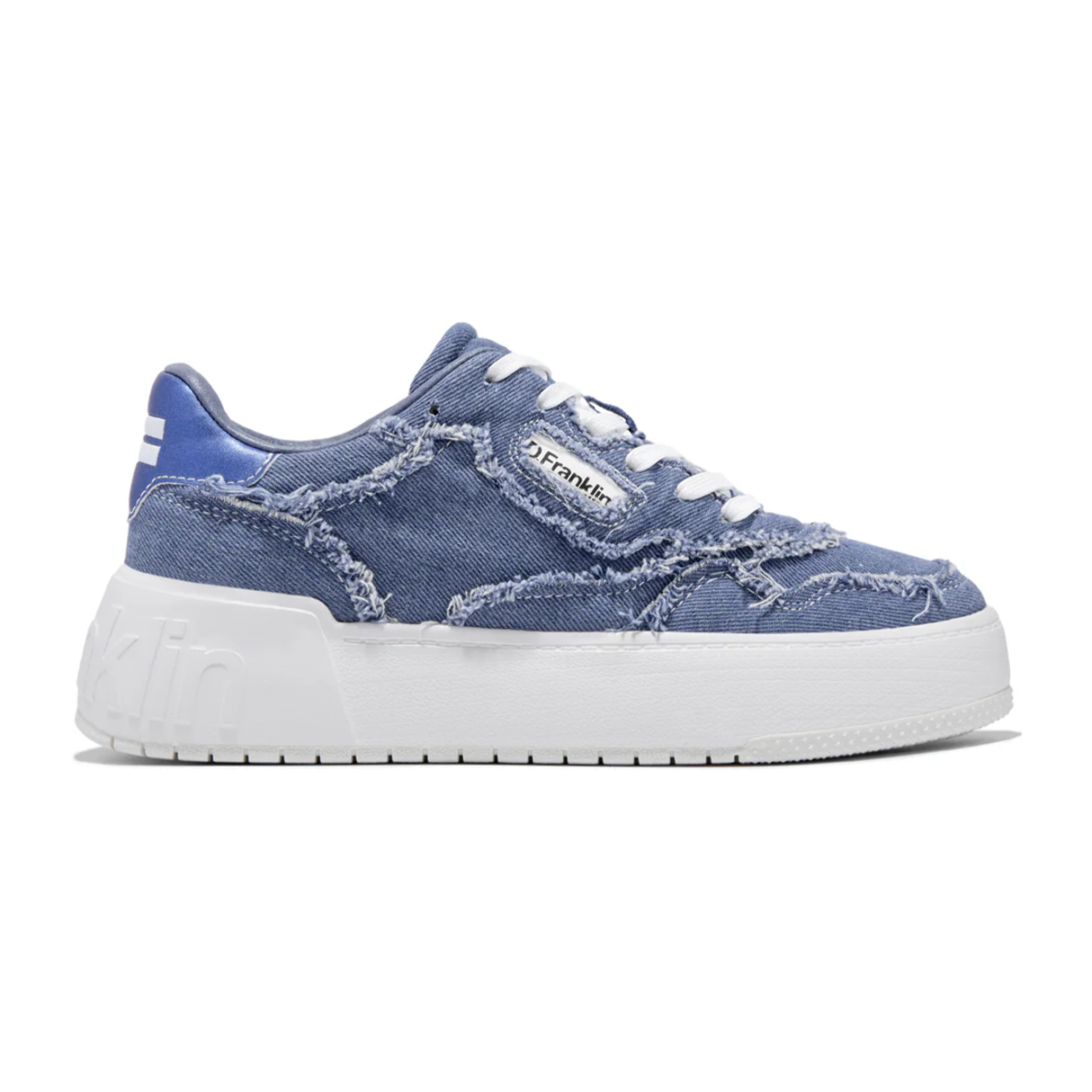 Zapatillas Casual Mujer Court Frayed Denim D.Franklin