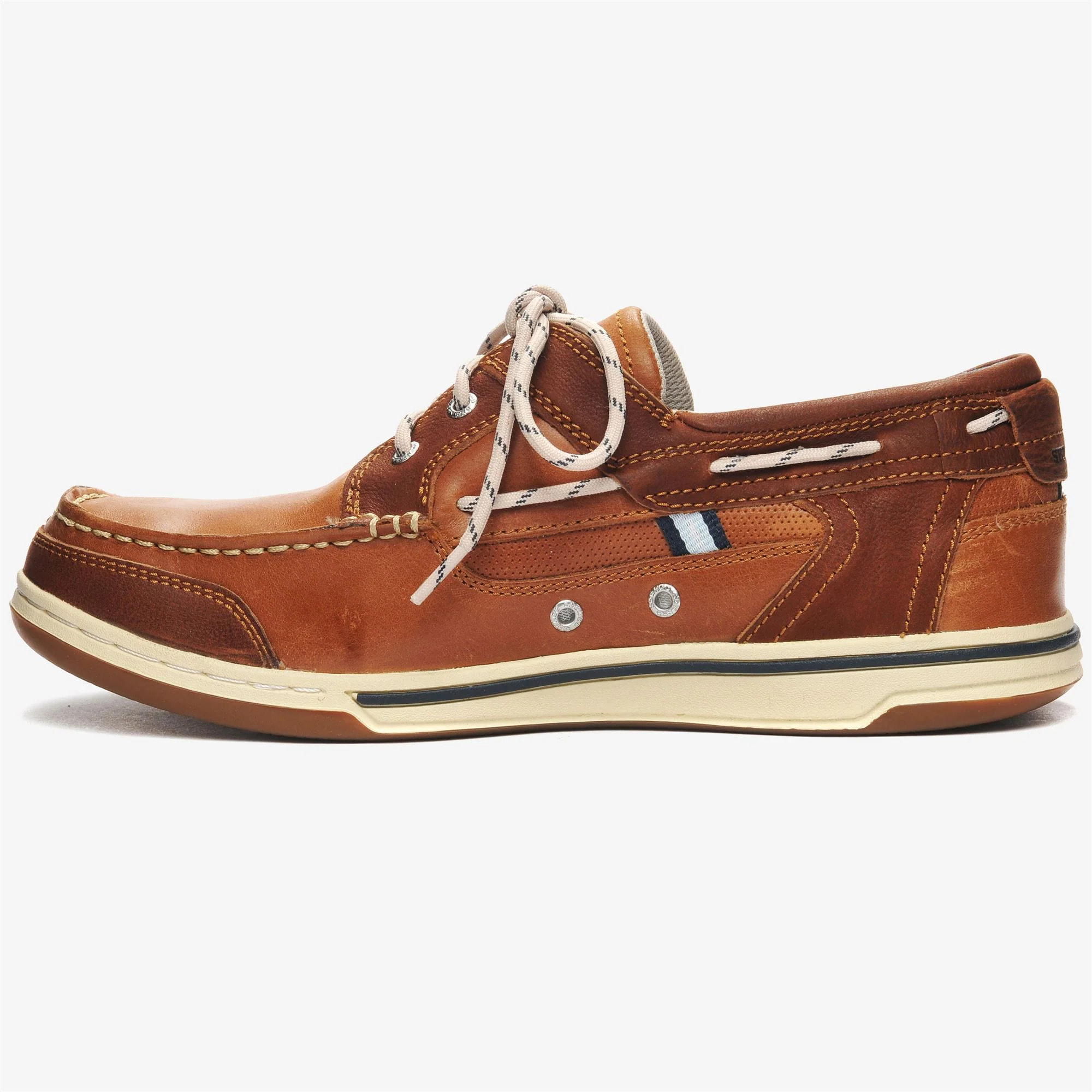Sebago - Docksides Uomo Marrone - Triton Three Eyelets Fgl