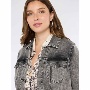 Fiorella Rubino - Giacca in denim con punti luce - Grigio