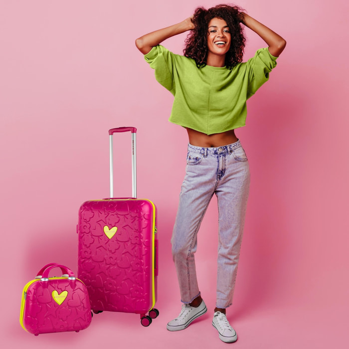 Maleta Pc Mediana Agatha Ruiz De La Prada Iconic Fucsia