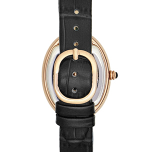 Orologio U.S. Polo Assn. con cinturino in pelle nero