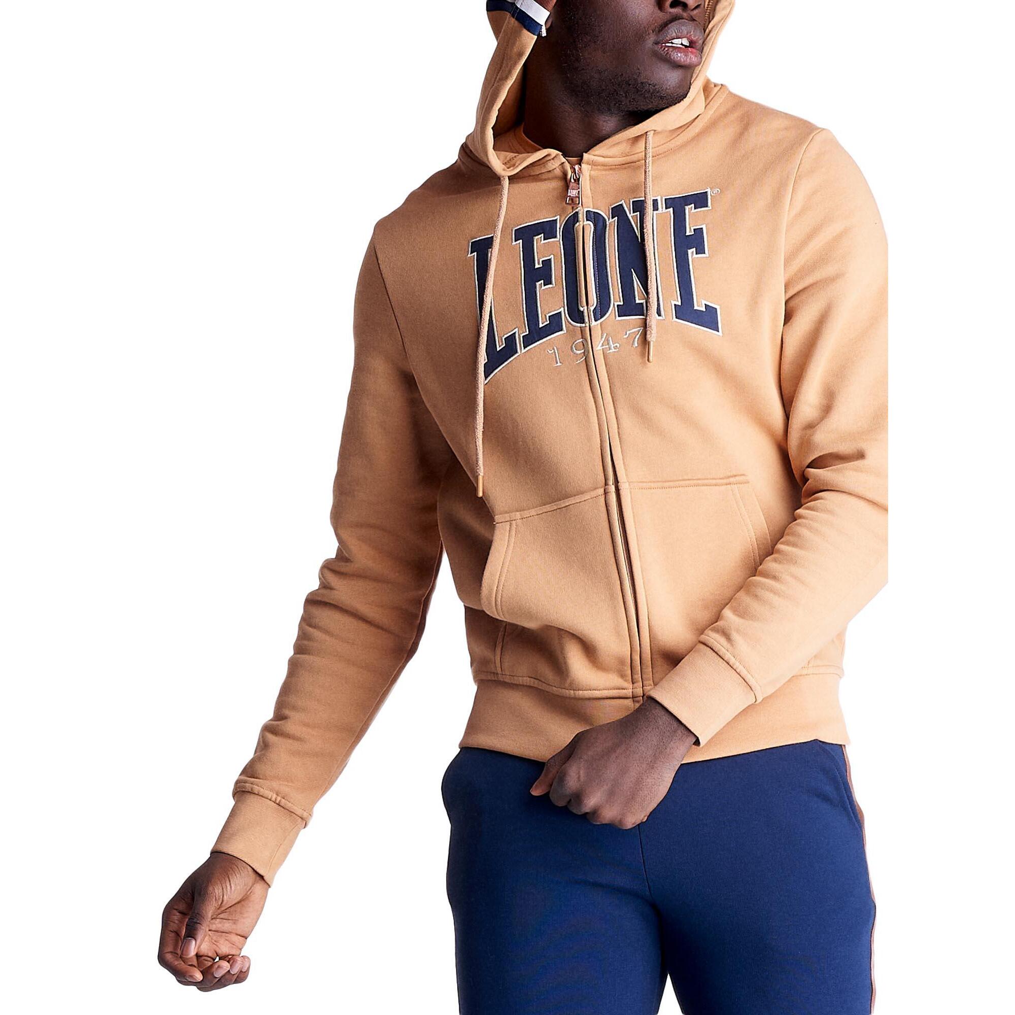 Chándal de hombre Earth Tones con cremallera completa y capucha