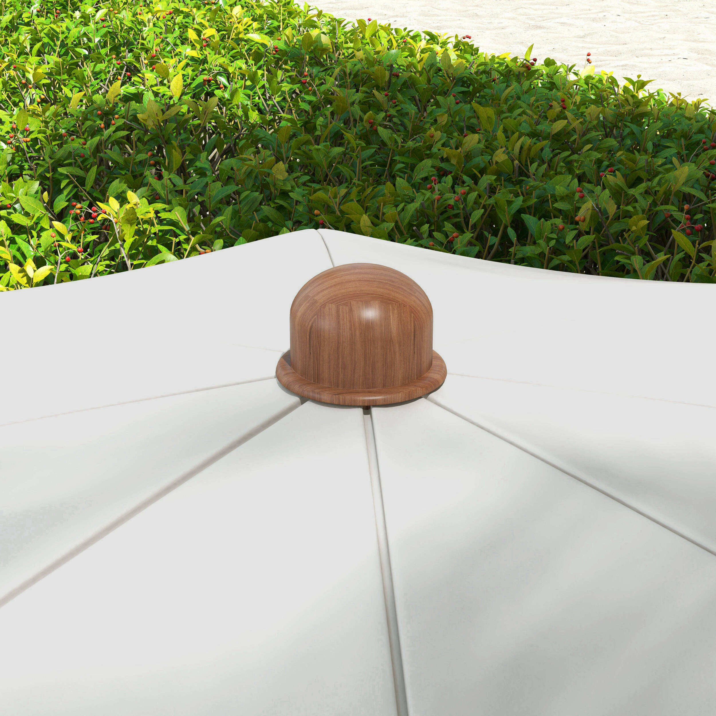 Outsunny Sombrilla de Playa Grande con Flecos Ø190 cm Sombrilla de Terraza Exterior con Protección UV40+ Antiviento Impermeable Mástil de Ø32 mm y Bolsa de Transporte Gris Claro