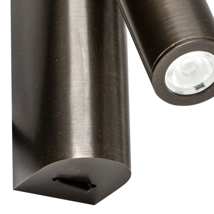 ROB Lampe applique bronze avec lecteur