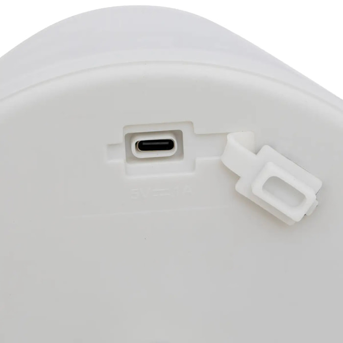 Lampadaire d extérieur led "Zack" blanc H108cm