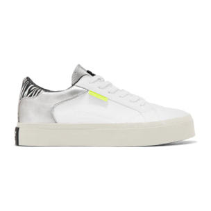 Zapatillas Bajas Mujer Half Moon Low Nap Plata D.Franklin