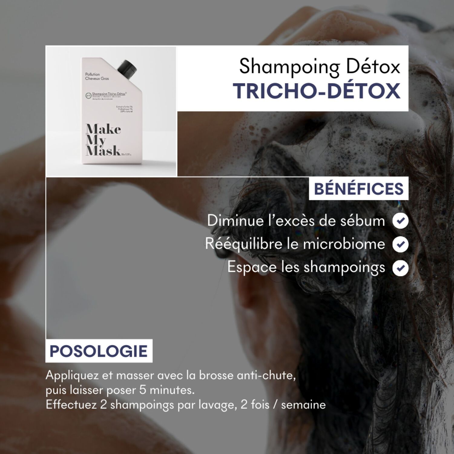 PH5 Tricho-Détox - Shampoing À l'Extrait d'Ortie