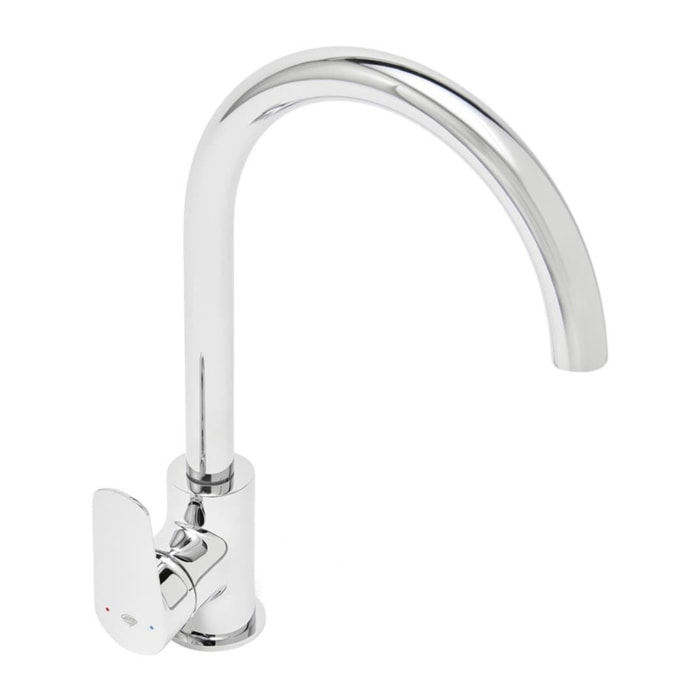 Mitigeur d'évier Swiss Aqua Technologies Mood avec bras pivotant chromé SATBSMOOD280K